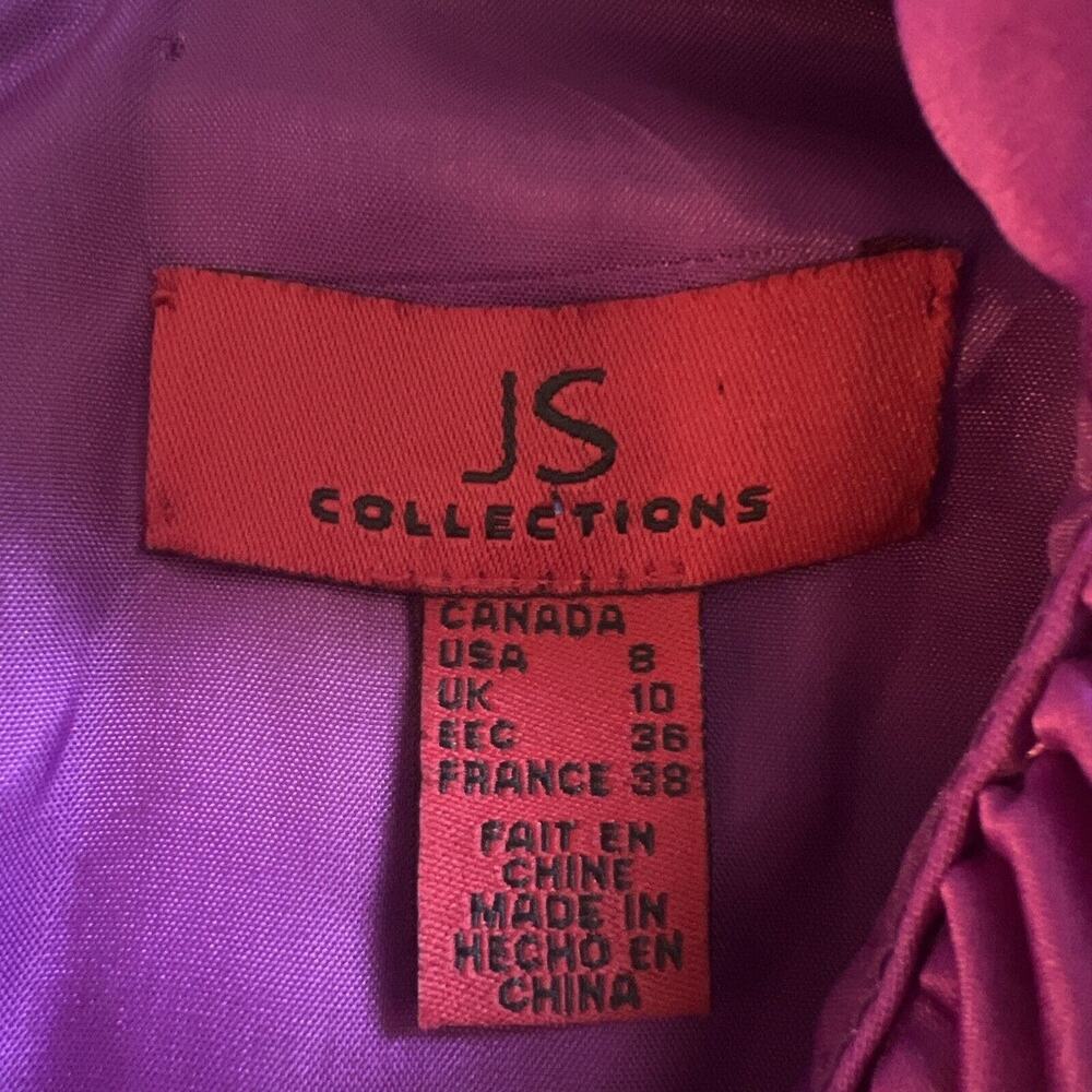 JS Collections Purple Ruffle Blouse - Picture 7 of 13